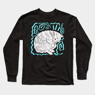 Kitty Sketch Long Sleeve T-Shirt